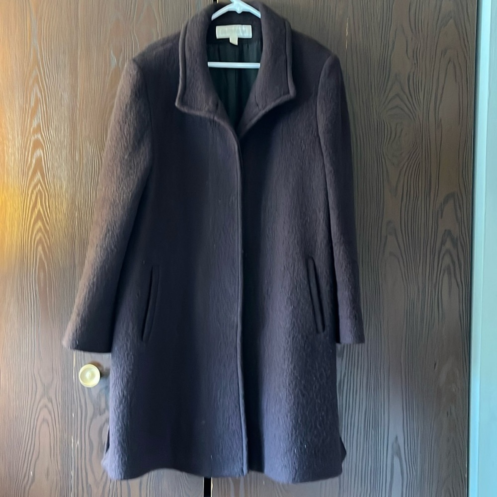 Liz Claiborne vintage brown wool coat. Size 12.